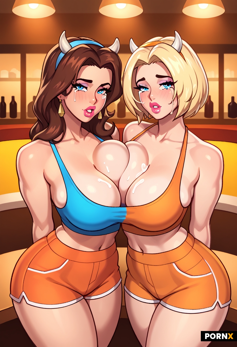 Two gorgeous women