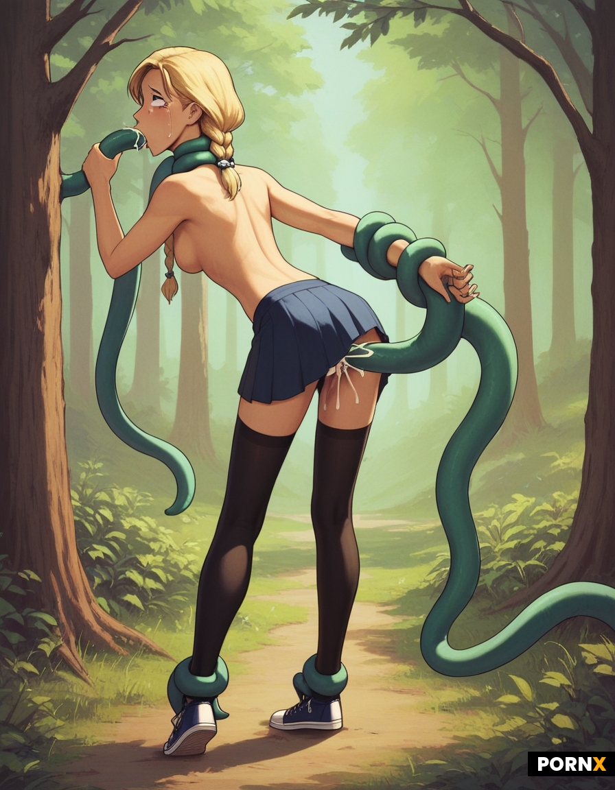 blonde woman