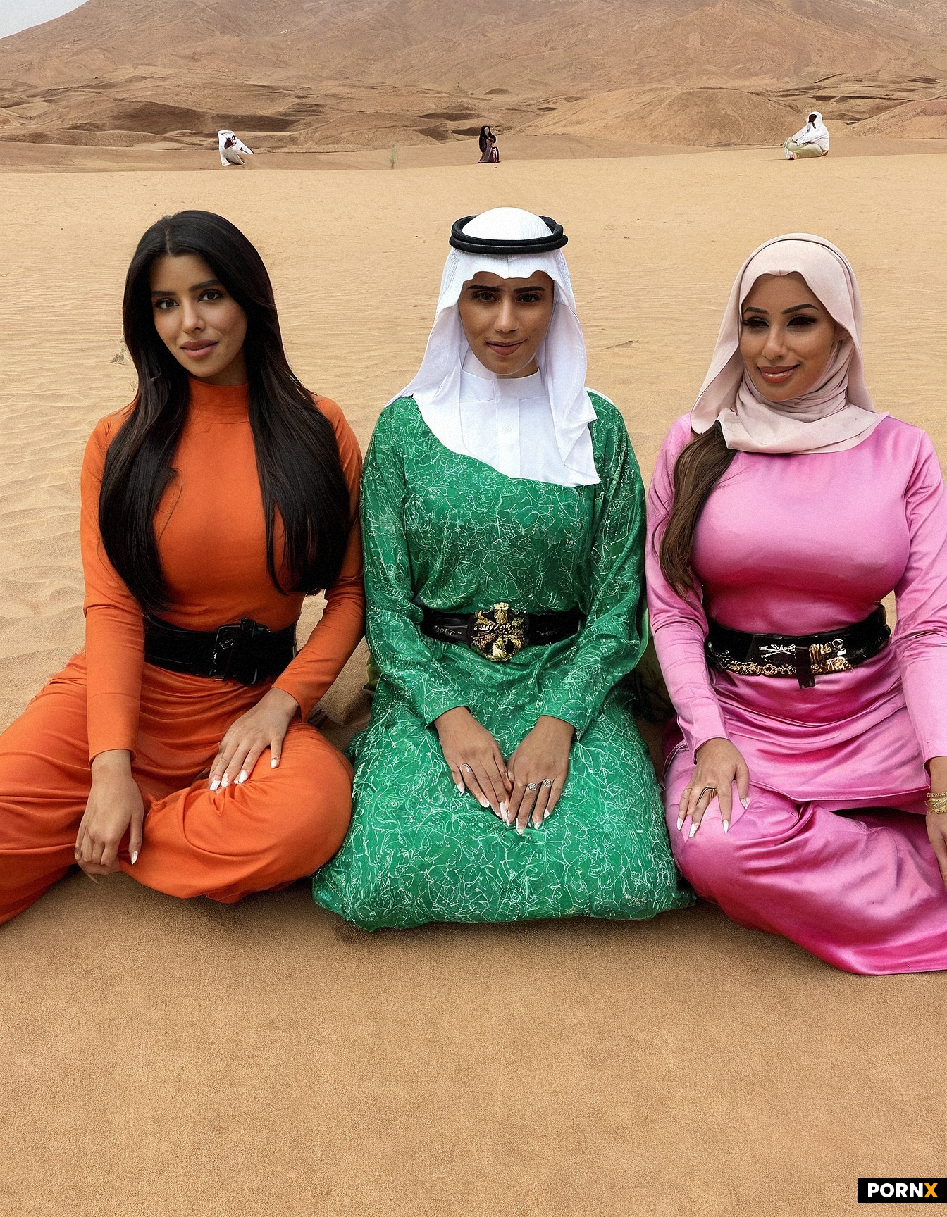 three saudi women