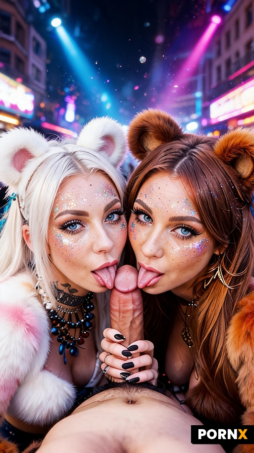 Make their bodies covered in bright colored fur