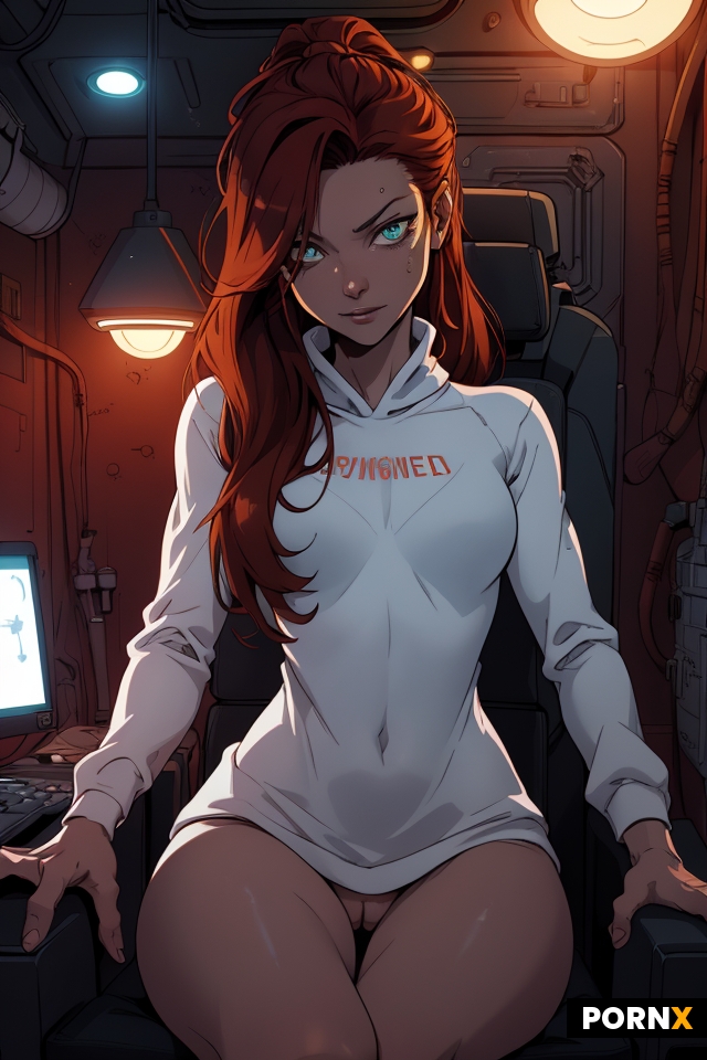 Aboard the bridge of a space ship