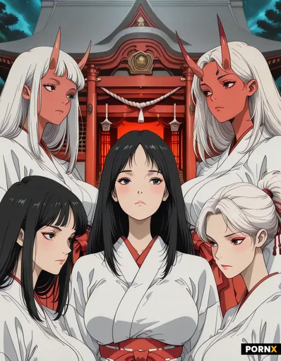 pretty japanese miko