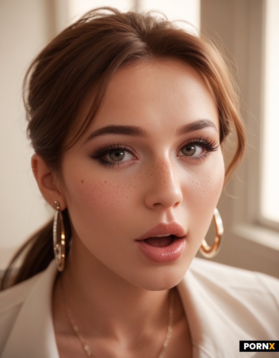 Beautiful russian secretary