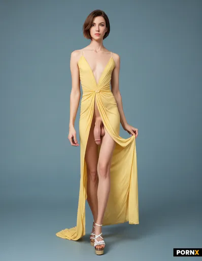 Solo very tall and skinny transsexual shemale with pale white skin