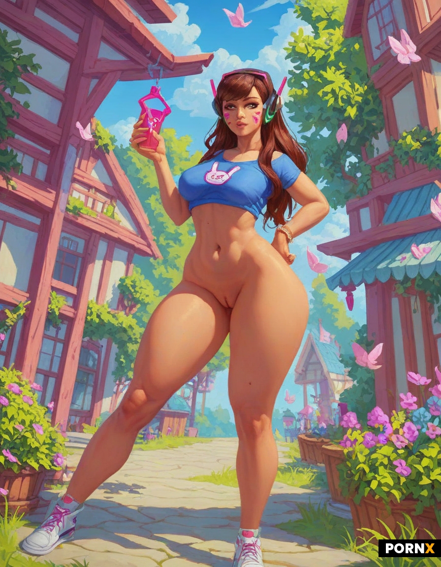 Curvy thick woman