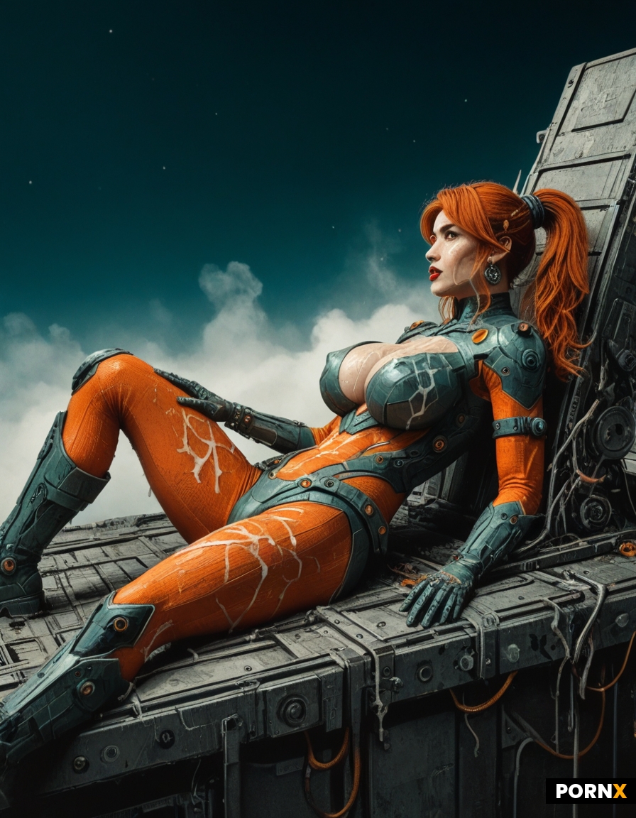 Dynamic overdramatic maniacal futuristic comic superhero