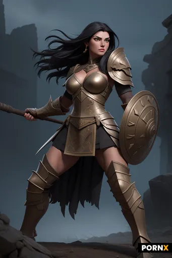 Adult female warrior