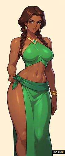 Brown skinned woman
