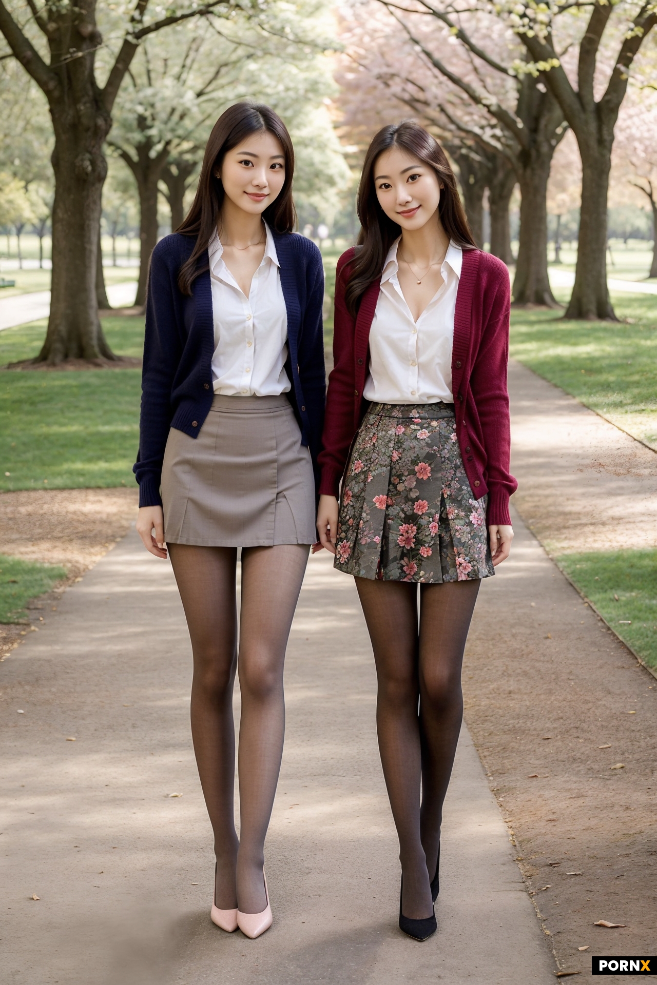 two women