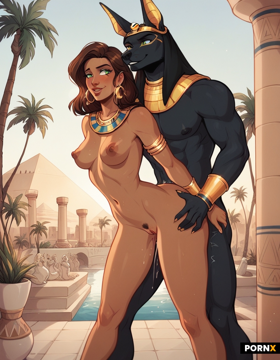 Woman and man