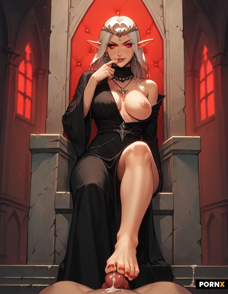 One woman