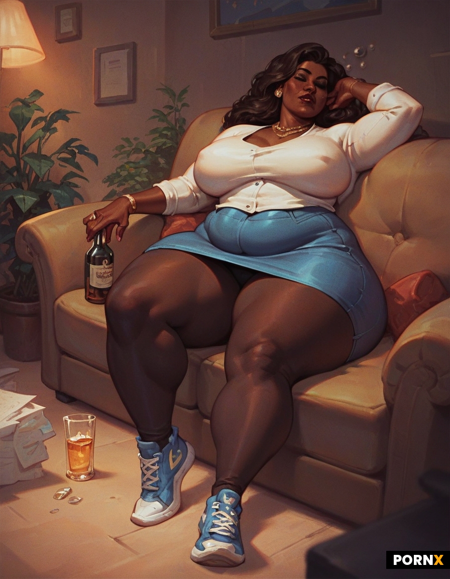 slutty african woman