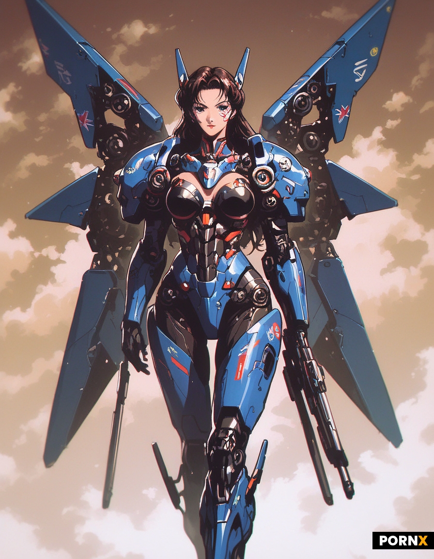 japanese mecha style woman